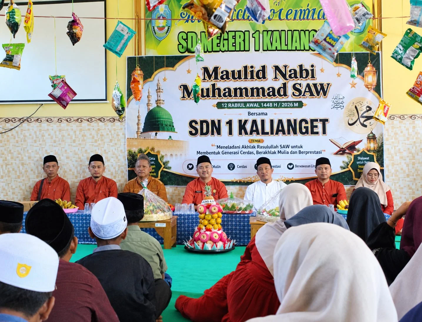 Peringatan Maulid Nabi Muhammad SAW di SD Negeri 1 Kalianget